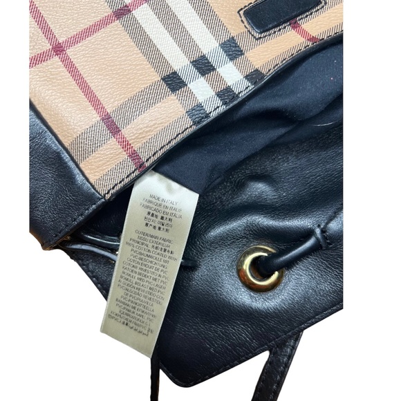 Burberry Small Hayamarket Check Clutch Bag - Detachable Strap - Black 39249901 - Picture 12 of 15